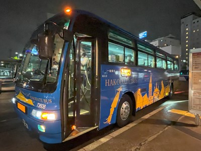 函館夜景バスに乗って、いざ函館山へ！